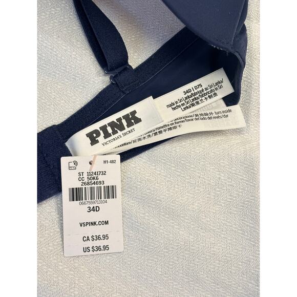 PINK Wear Everywhere Lightly Padded Non-Wired Bra - Picture 2 of 7